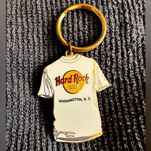 Washington DC Hard Rock Café vintage key chain